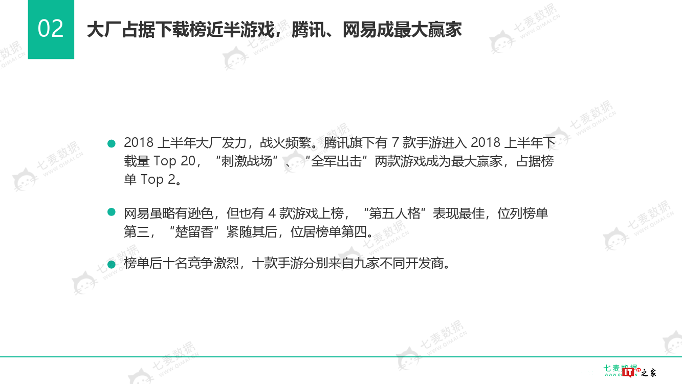 七麦数据:2018中国手游行业白皮书(附下载)