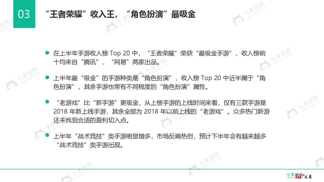 七麦数据:2018中国手游行业白皮书(附下载)