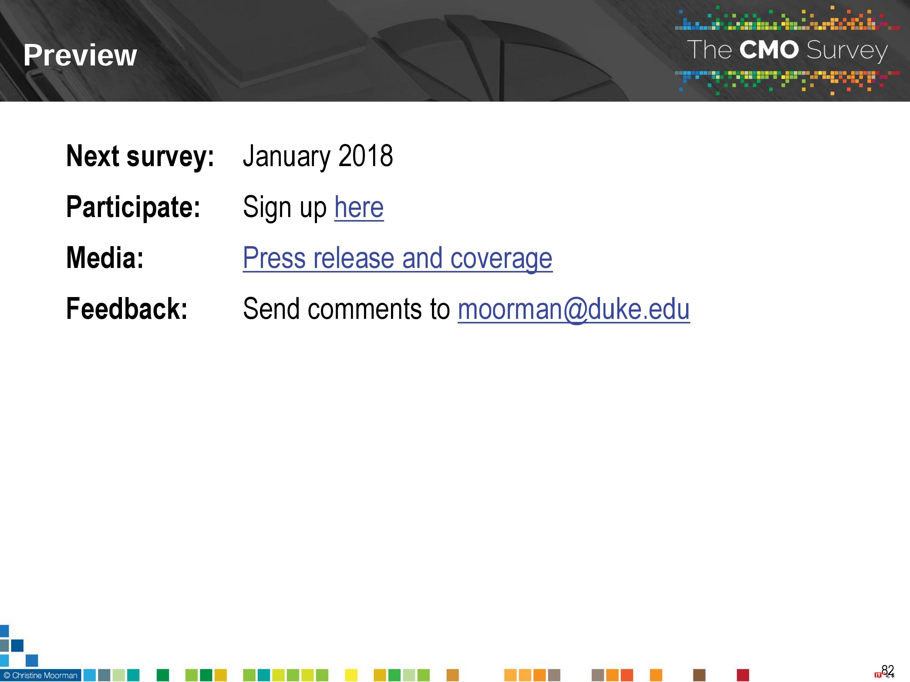 CMO Survey:2017年首席营销官CMO调查报告
