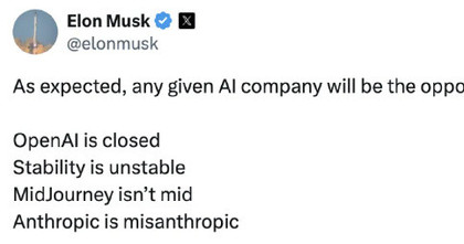 马斯克炮轰Claude“邪恶透顶” 研究揭示AI存在严重偏见