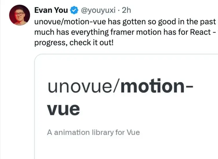尤雨溪力荐！Vue3 专属！100+ 动效组件！__尤雨溪力荐！Vue3 专属！100+ 动效组件！