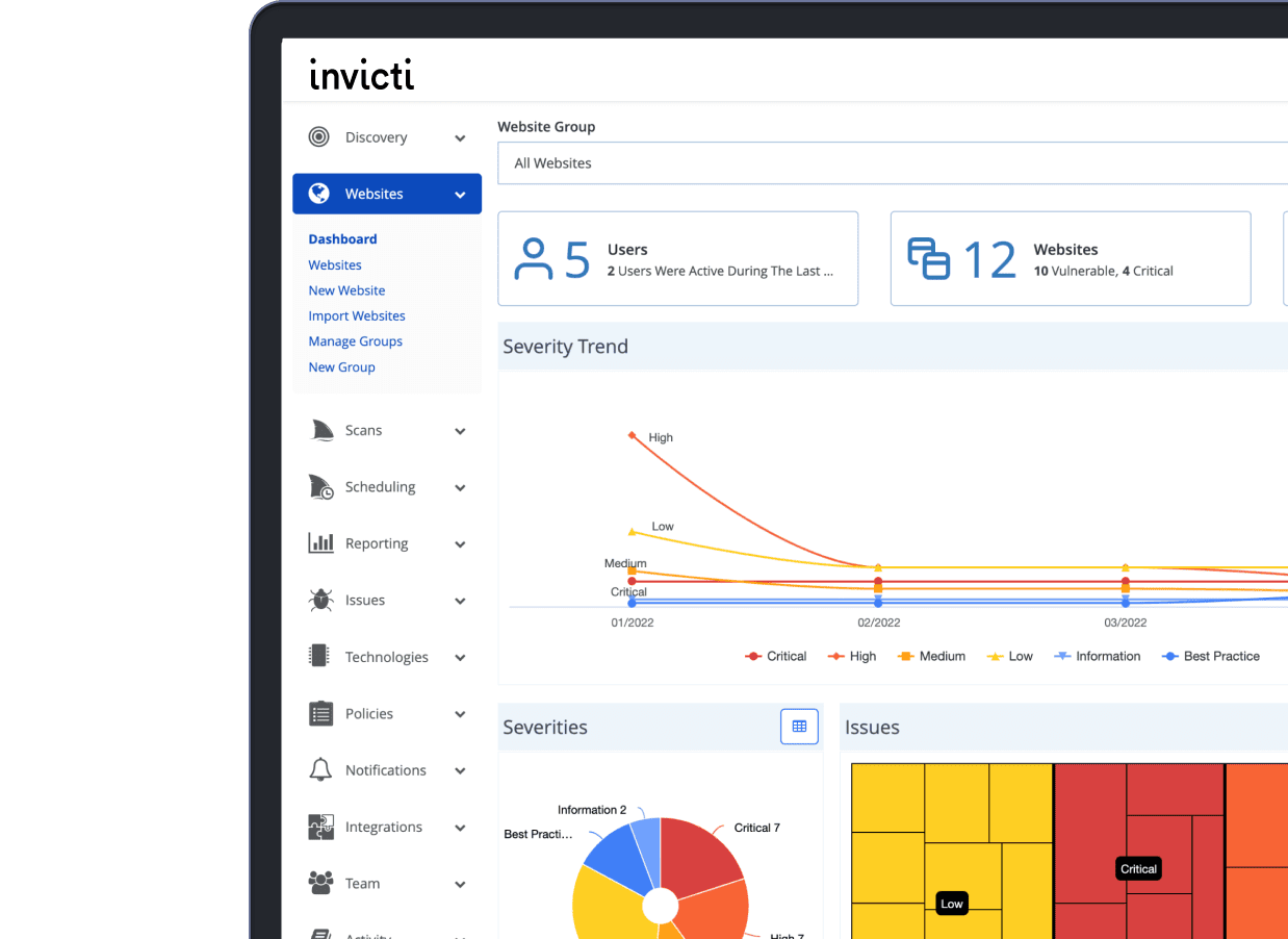 invicti-homepage-dashboard