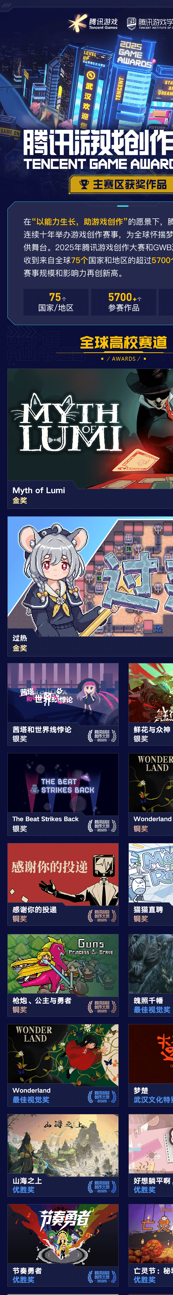 海内外5744个创意作品争夺85获奖席位，2025腾讯游戏创作大赛获奖结果揭晓