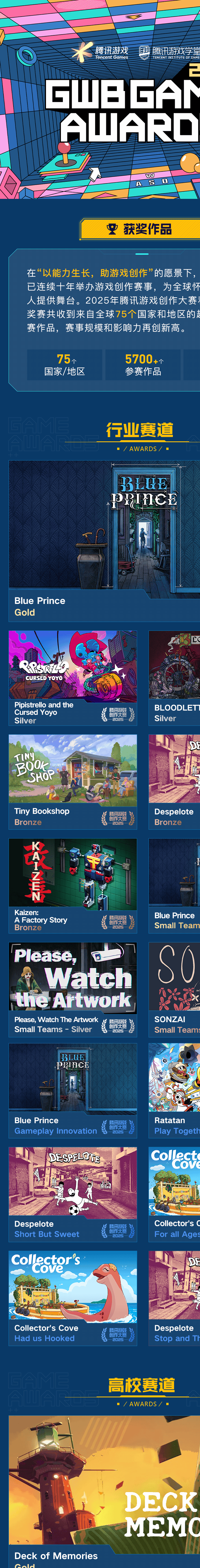 海内外5744个创意作品争夺85获奖席位，2025腾讯游戏创作大赛获奖结果揭晓