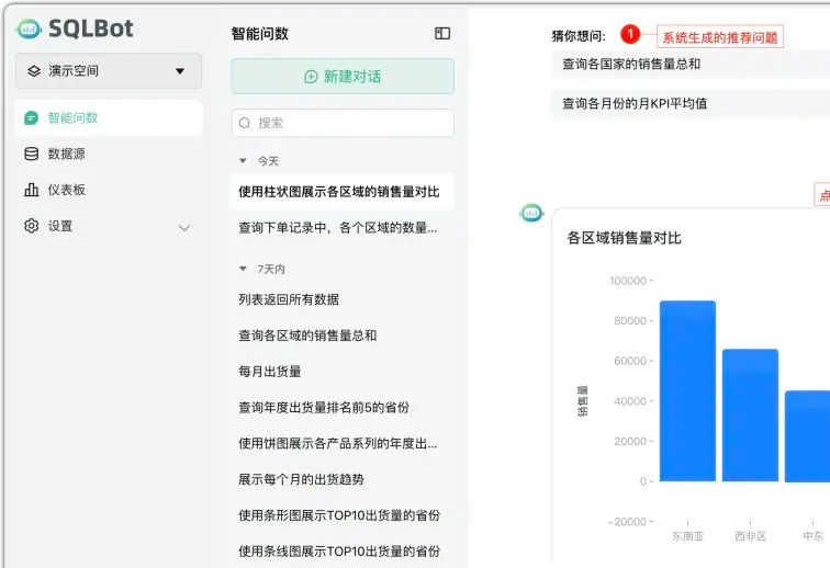 智能问数管理页面