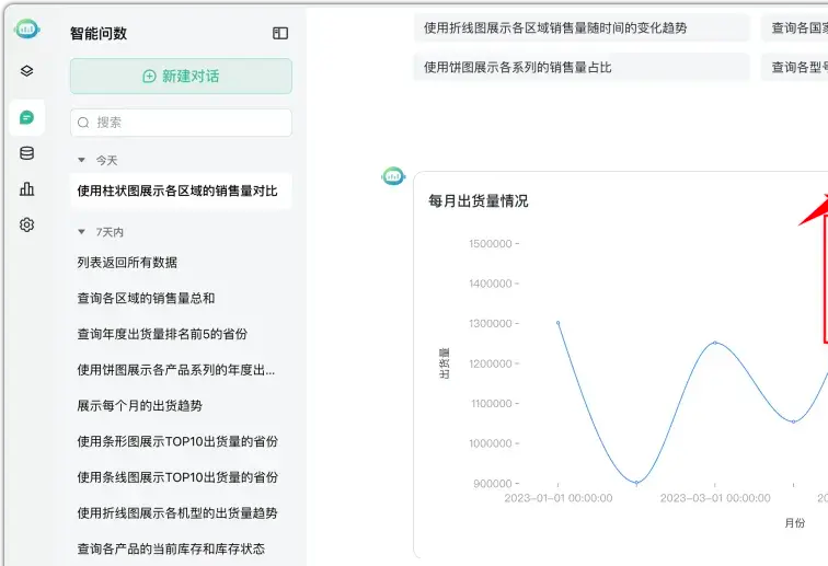 智能问数管理页面