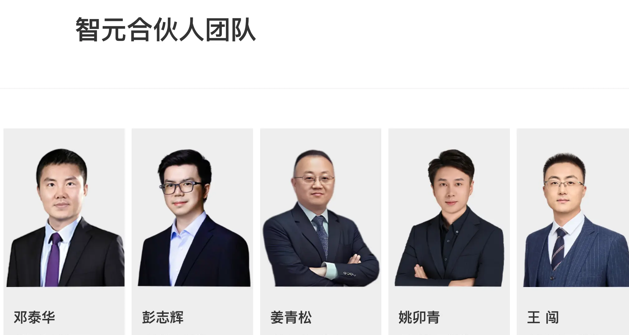 智元合伙人团队