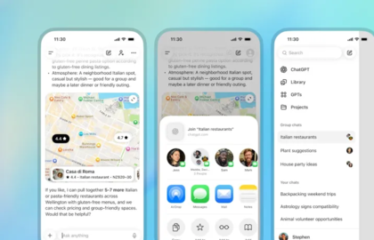 ChatGPT在四个地区上线群聊功能 面向Free等版本用户