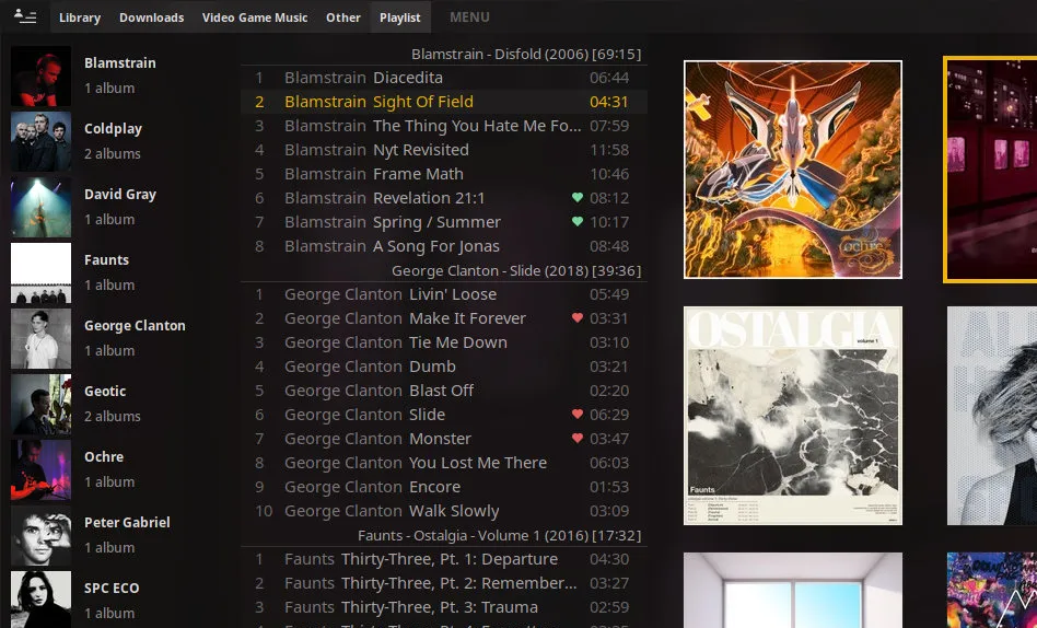 Tauon(开源免费桌面音乐播放器)