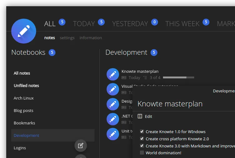 Knowte(开源笔记软件)