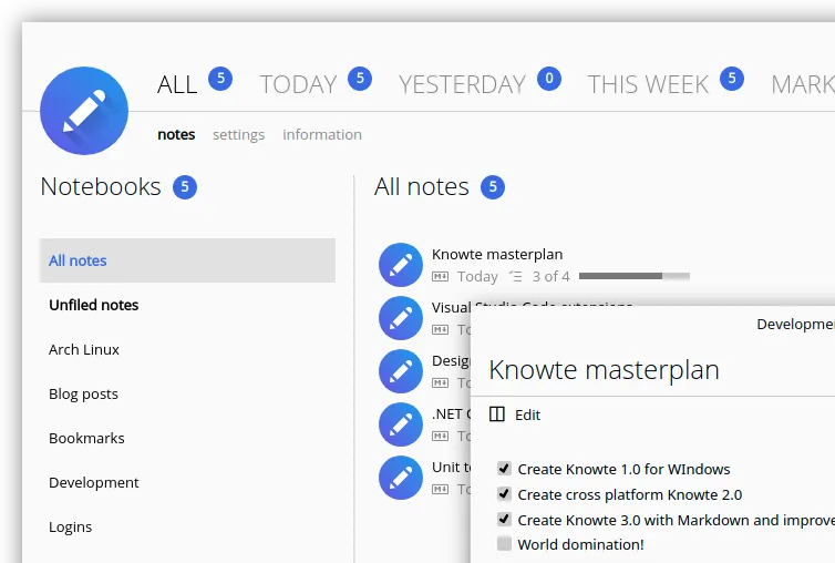 Knowte(开源笔记软件)