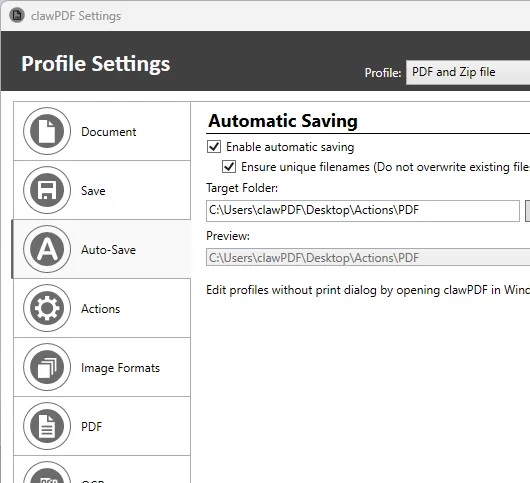 clawPDF(开源免费PDF/ORC图片虚拟打印机软件)