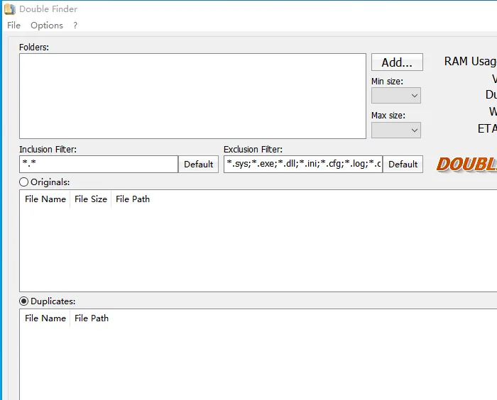 DoubleFinder(免费重复文件查找清理软件)
