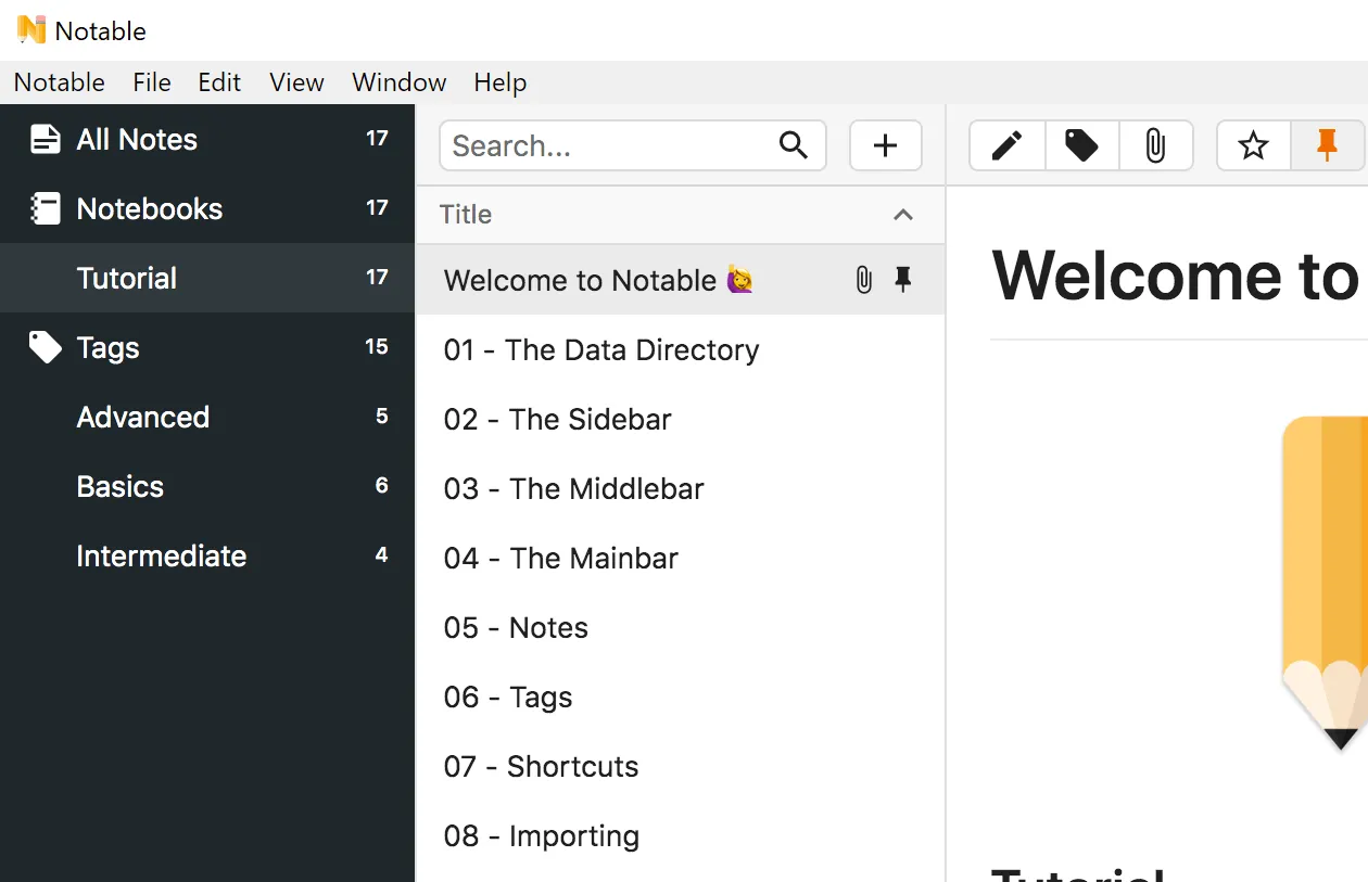 Notable(开源免费电脑笔记软件)