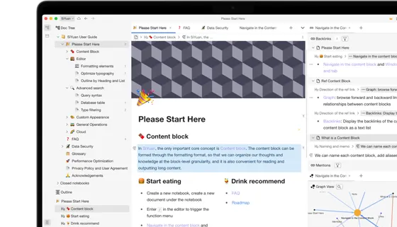 思源笔记(开源个人知识管理&笔记软件)