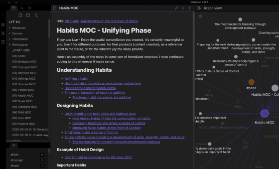 Obsidian(黑曜石笔记和知识管理软件)